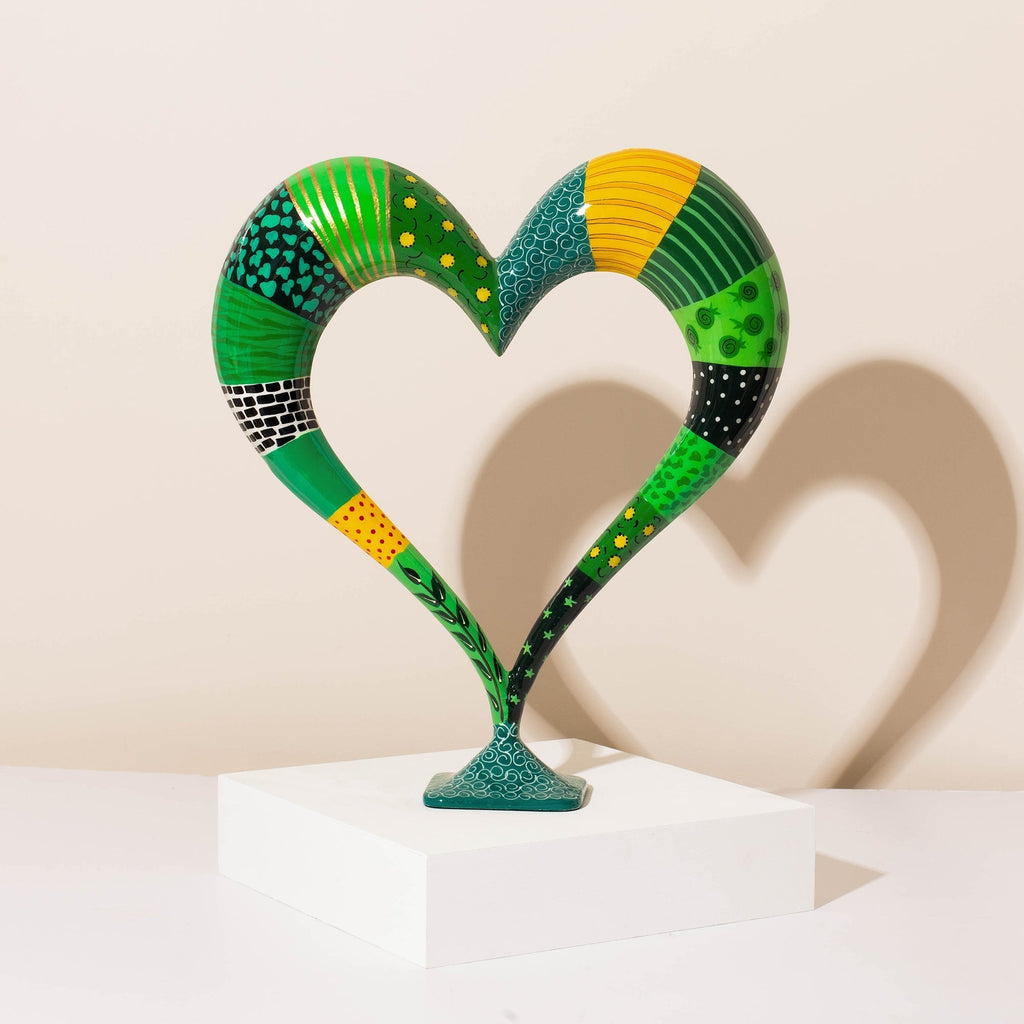Half Heart Modern Sculpture – Heartish Series