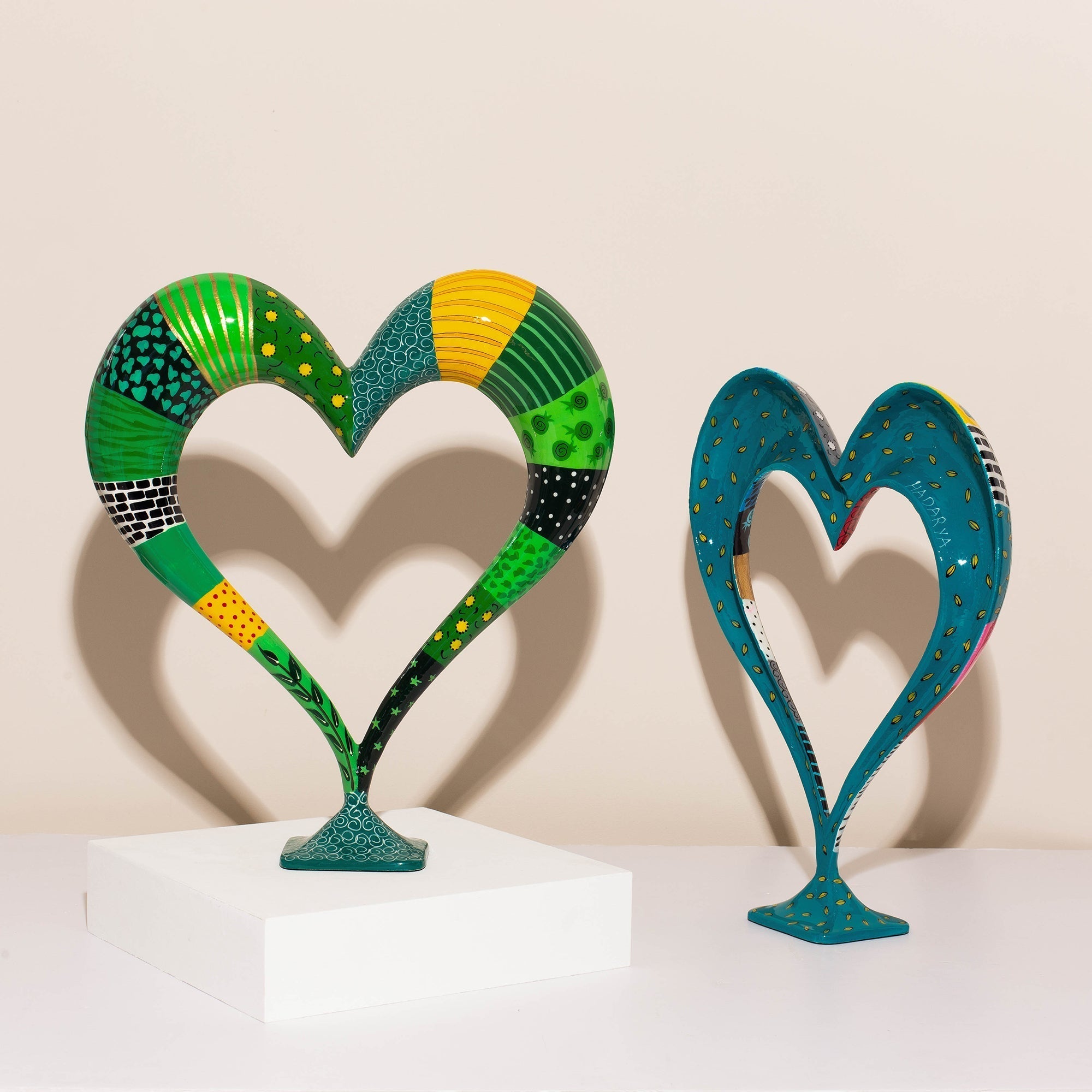 Handcrafted Judaica Heart Decor – Heartish Series