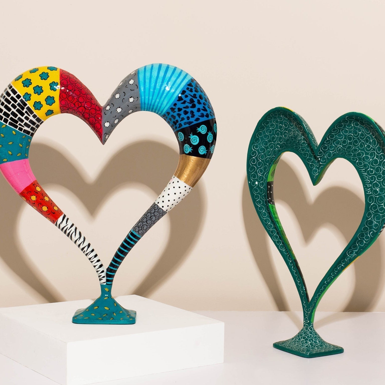 Half Heart Modern Sculpture – Heartish Series