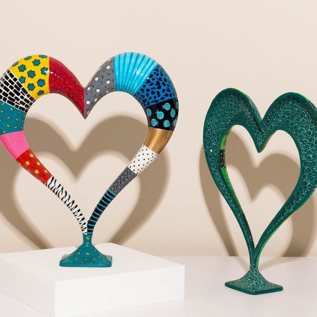 Handcrafted Judaica Heart Decor – Heartish Series