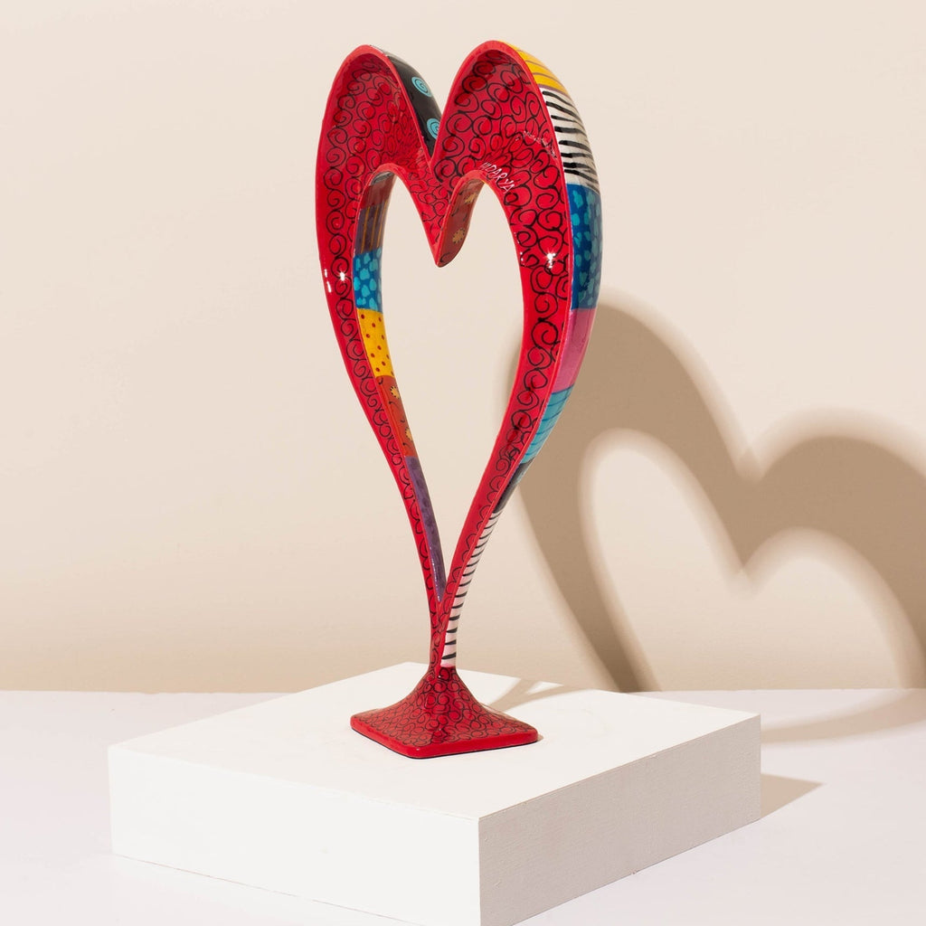 Half Heart Modern Sculpture – Heartish Series