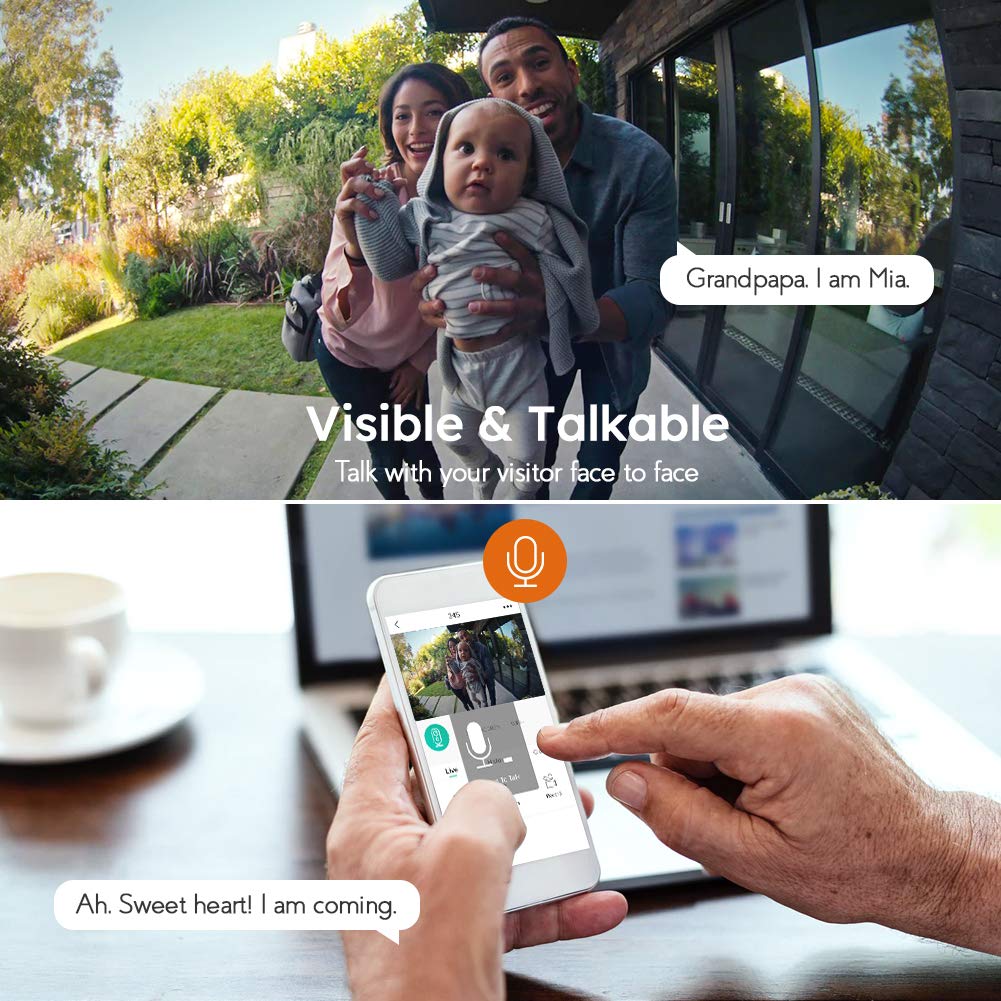 IN STOCK! Silarius SIL-DOORBELL2MPBSDB 2MP, WiFi Battery Powered Smart Doorbell Camera + Chime (Outdoor IP65), Cloudedge app , includes 32GB MicroSD card ***DISCONTINUED***
