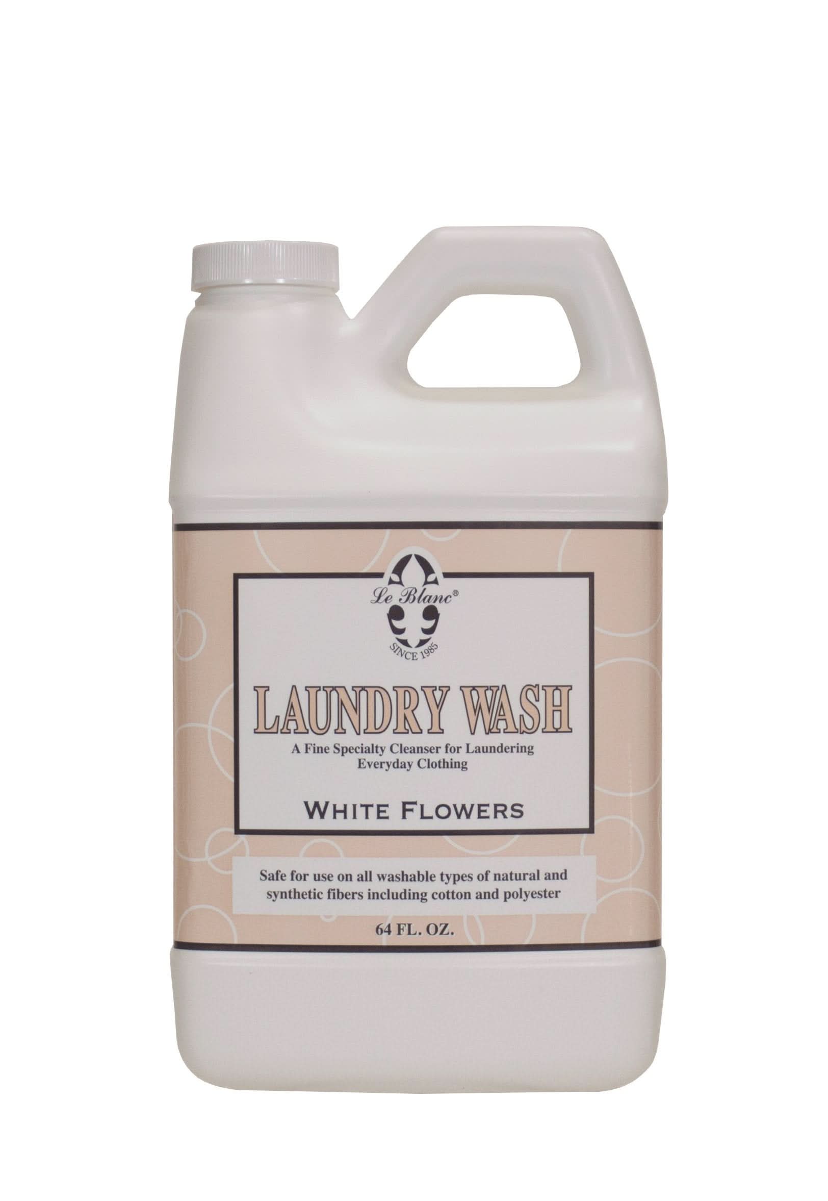 Le Blanc White Flowers Laundry Wash 64 oz