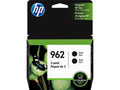 New, Pre-Owned - HP 962 (3JB33AN) Black Ink Cartridge- Twin Pack