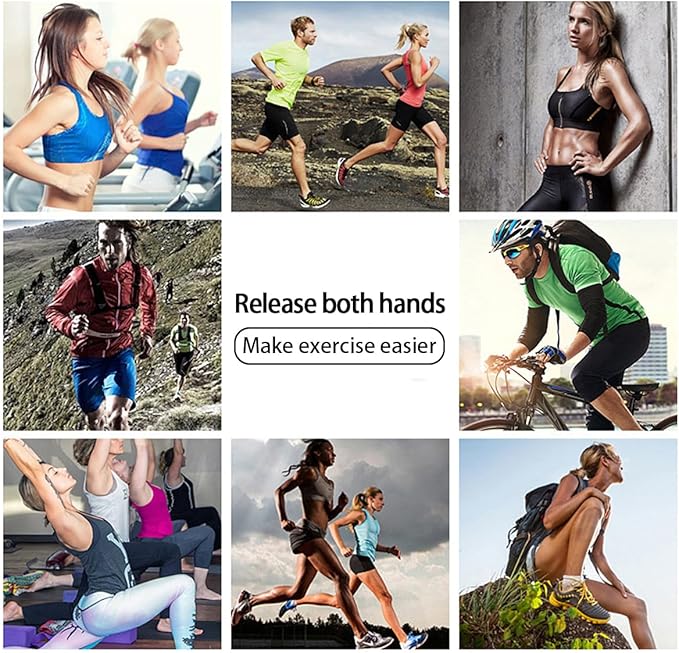 Running Phone Armband for Men Women,Universal Arm Bands for Phones Below 8 Inches,Waterproof Cell Phone Armband for Hiking,Running,Cycling,Climbing(Black M)