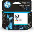 New, Pre-Owned - HP 63 (F6U61AN) Tri-Color Ink Cartridge