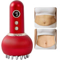 Lymphatic Drainage Massager & Anti Cellulite Massage Tool, Helps Reduce Stretch Marks & Cellulite, for Legs, Arms & Belly, Body Sculpting Machine with Microcurrent, Light, Heat & Vibration,Red