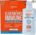 Manna Vitamins Evolved Liposomal Elderberry Immune Packets – Vitamins C, D, Zinc etc. - Daily Immune Support for Adults, Kids - Sugar Free, Real Elderberry Extract, Syrup, Travel-Friendly, 30 Pack