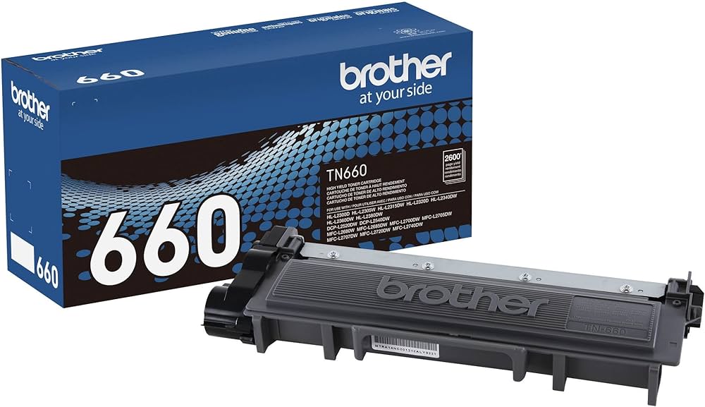 New, Pre-Owned - Brother TN660 Standard Yield Black Toner Cartridge