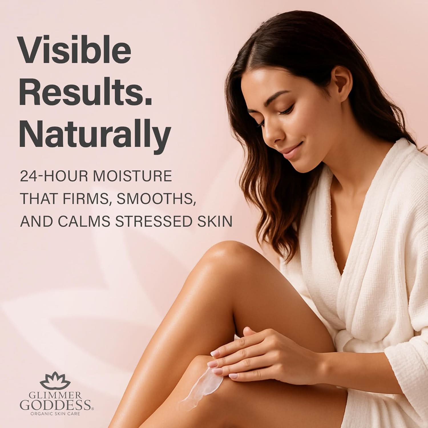 Glimmer Goddess Organic Whipped Body Butter - Peach Bellini