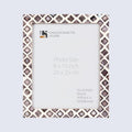 Picture Frame Moor Fire Pattern Collection Mother of Pearl Resin Inlay Multi Color in 3 sizes