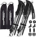Collapsible Hiking Poles, 7075 Aluminum Trekking Poles, 2pc Lightweight Folding Adjustable for Men & Women, Walking Sticks for Hiking, Camping, Backpacking