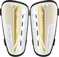 Shin Guards Soccer Kids Youth, CE Certified Airsfish Shin Guard Protection Gear for 2-18 Years Old Boys Girls Teenagers High Impact Resistant Breathable Comfortable 1 Pair 4 Sizes