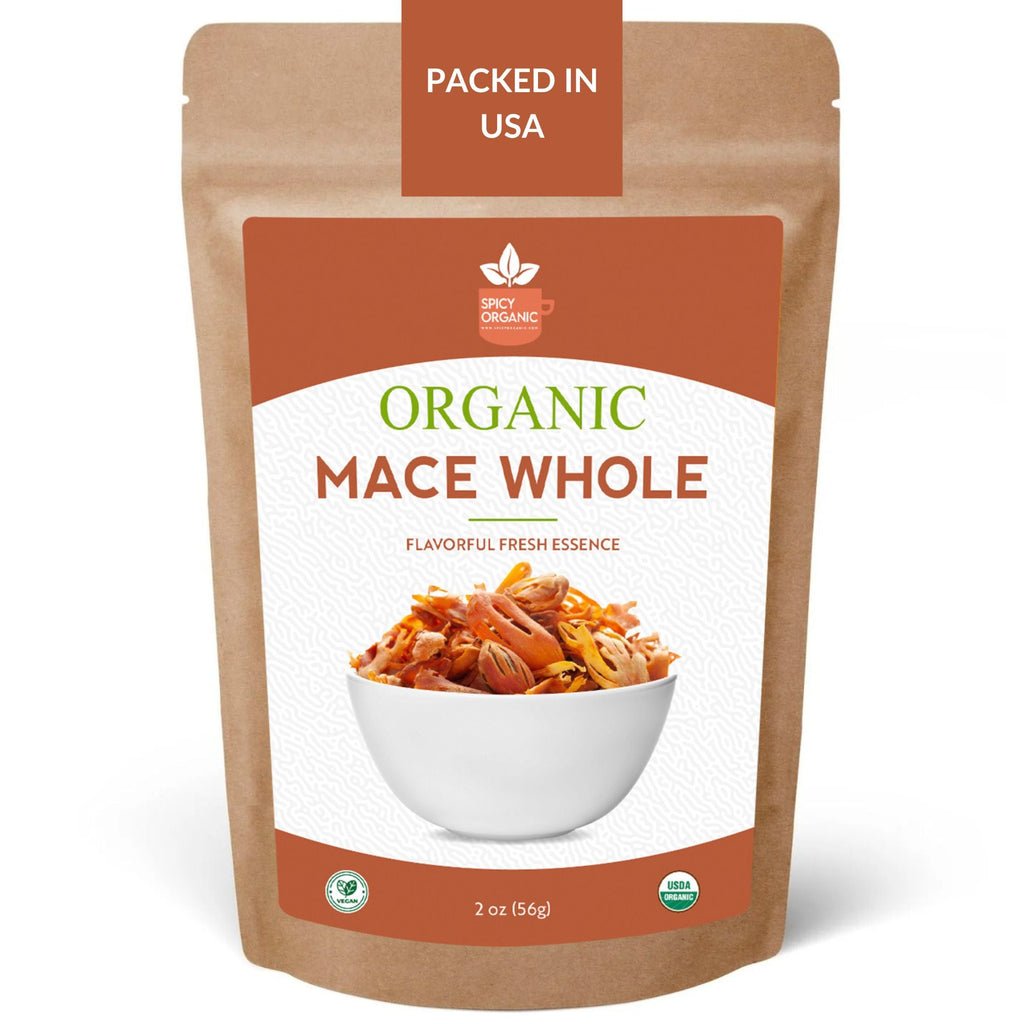 Organic Whole Mace — USDA Certified Organic | Béchamel, Biryani & Spice Blends
