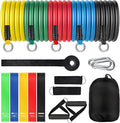 Exercise Bands Resistance Bands Set,Resistance Bands for Physical Therapy,Exercise Bands with Handles,Workout Bands Resistance for Women & Men(150 LBS)