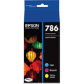 New, Pre-Owned - Epson 786 Cyan, Magenta, Yellow Ink Cartridges