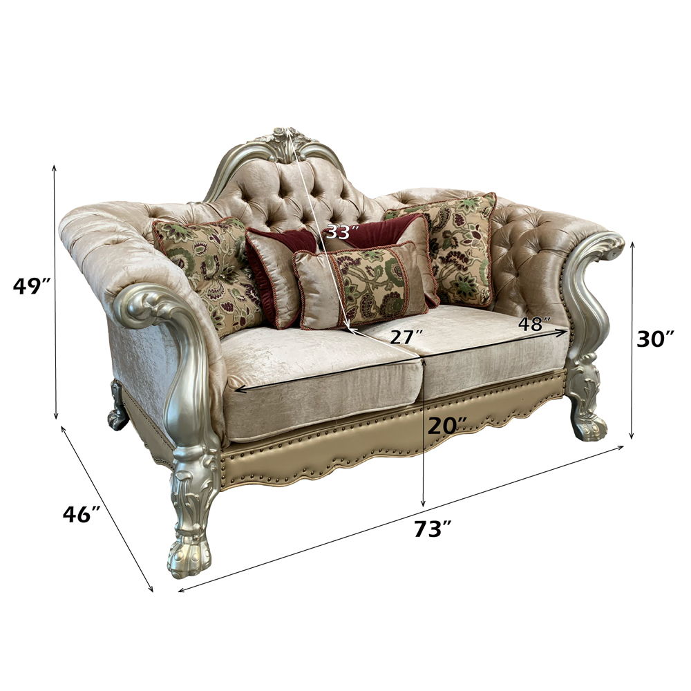 Dresden - Loveseat (w/5 Pillows)