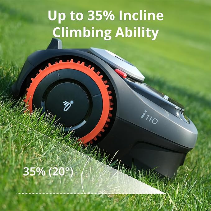 Segway Navimow Robust Off-Road Wheels with Spikes for Segway Navimow i Series – Superior Traction on Slopes and Mud