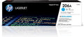 New, Pre-Owned - HP 206A (W2111A) Cyan New, Pre-Owned - LaserJet Toner Cartridge