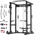 MAJOR FITNESS Drone1 Power Cage - Multi-Function Power Rack for Home Gym, Squat Rack, Cable Crossover System, for Strength Training, Heavy-Duty Steel Construction