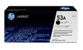 New, Pre-Owned - HP 53A Standard Yield Black LaserJet Toner Cartridge, Q7553A