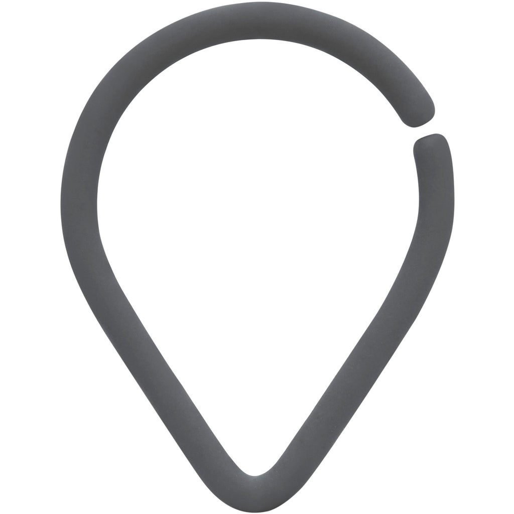 18G 3/8 Grey Matte Teardrop Cartilage Closure Ring
