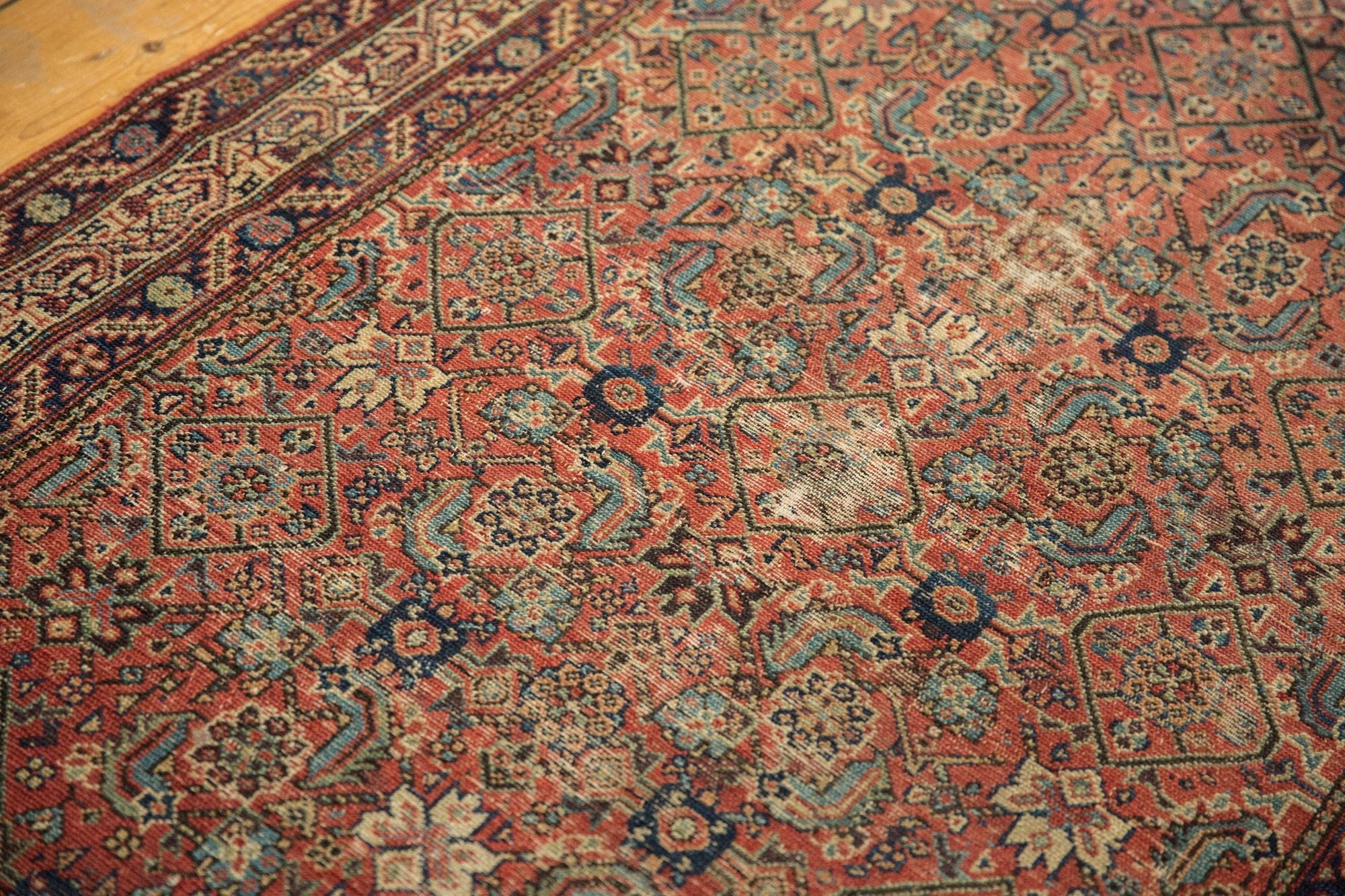 3.5x15 Antique Malayer Rug Runner