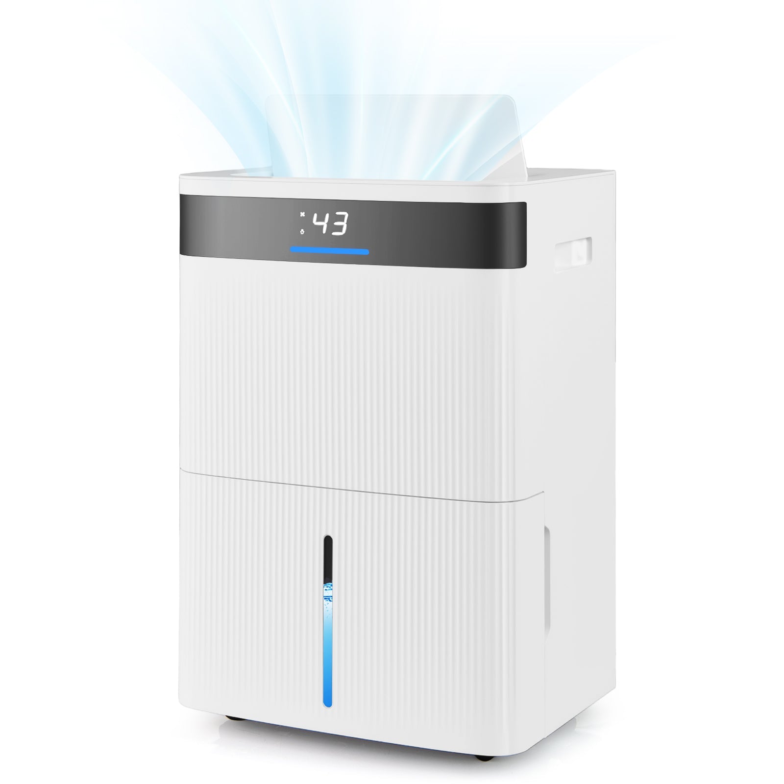 74 Pints Dehumidifier for Home 4500 Sq.Ft Dehumidifier-White