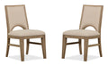 Tristan - Upholstered Side Chair (Set of 2) - Swiss Coffee