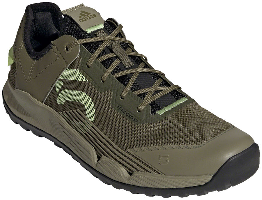 Five Ten Trailcross LT Flat Shoes - Men's Focus Olive/Pulse Lime/Orbit Green 11