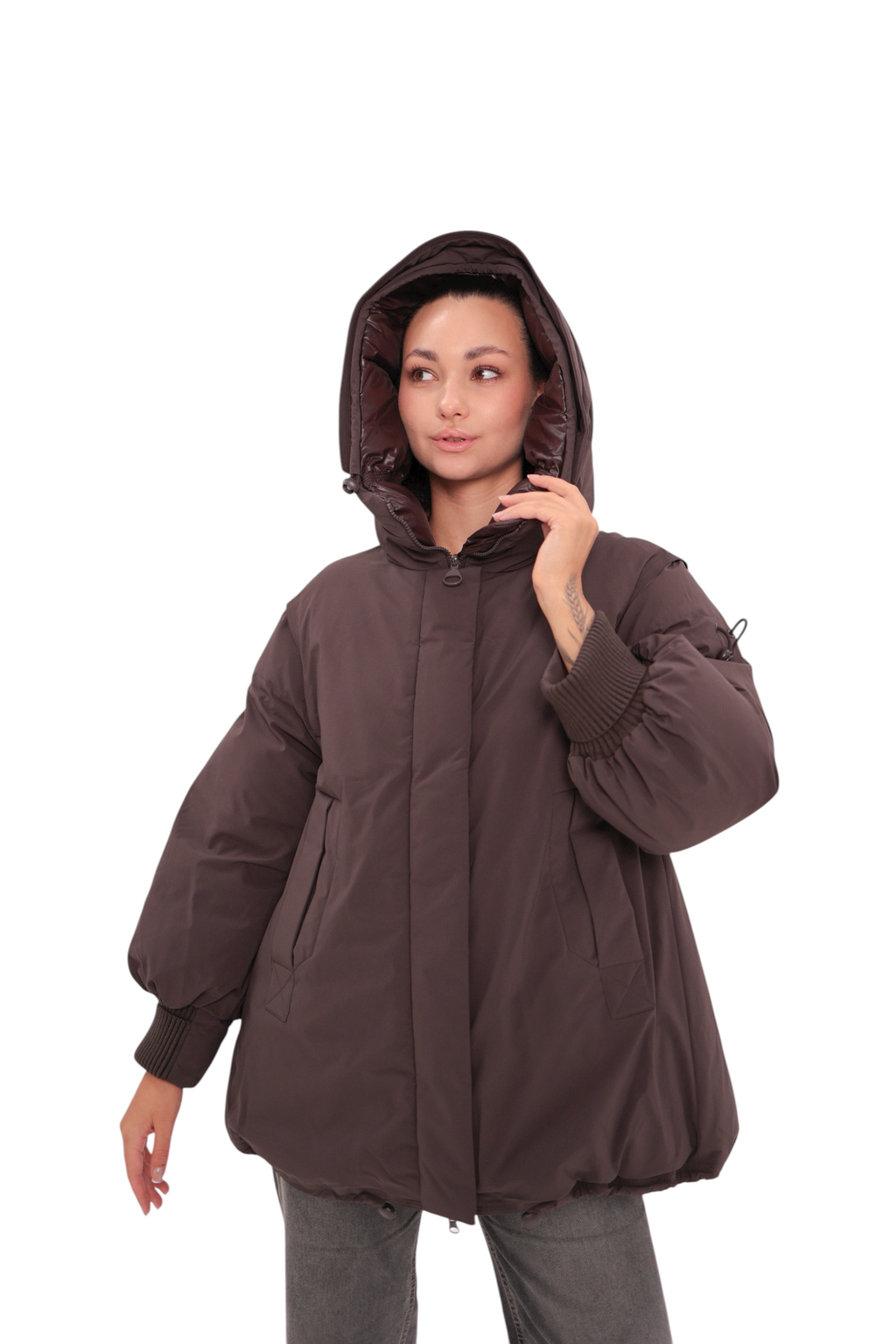 ⇆ Reversible 2 in 1 Insulated Bio-Down Winter Coat