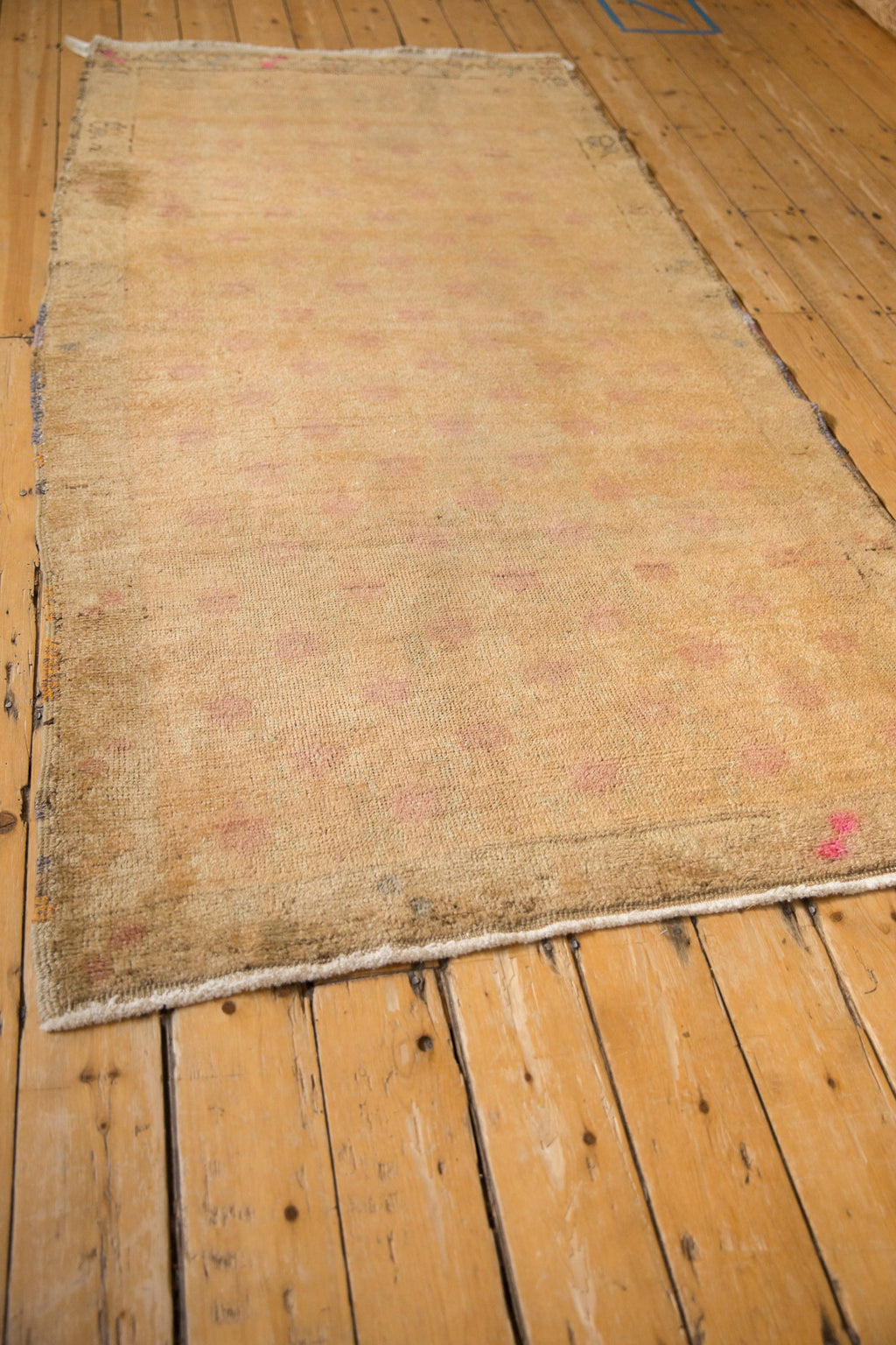 4x8.5 Vintage Distressed Oushak Rug Runner