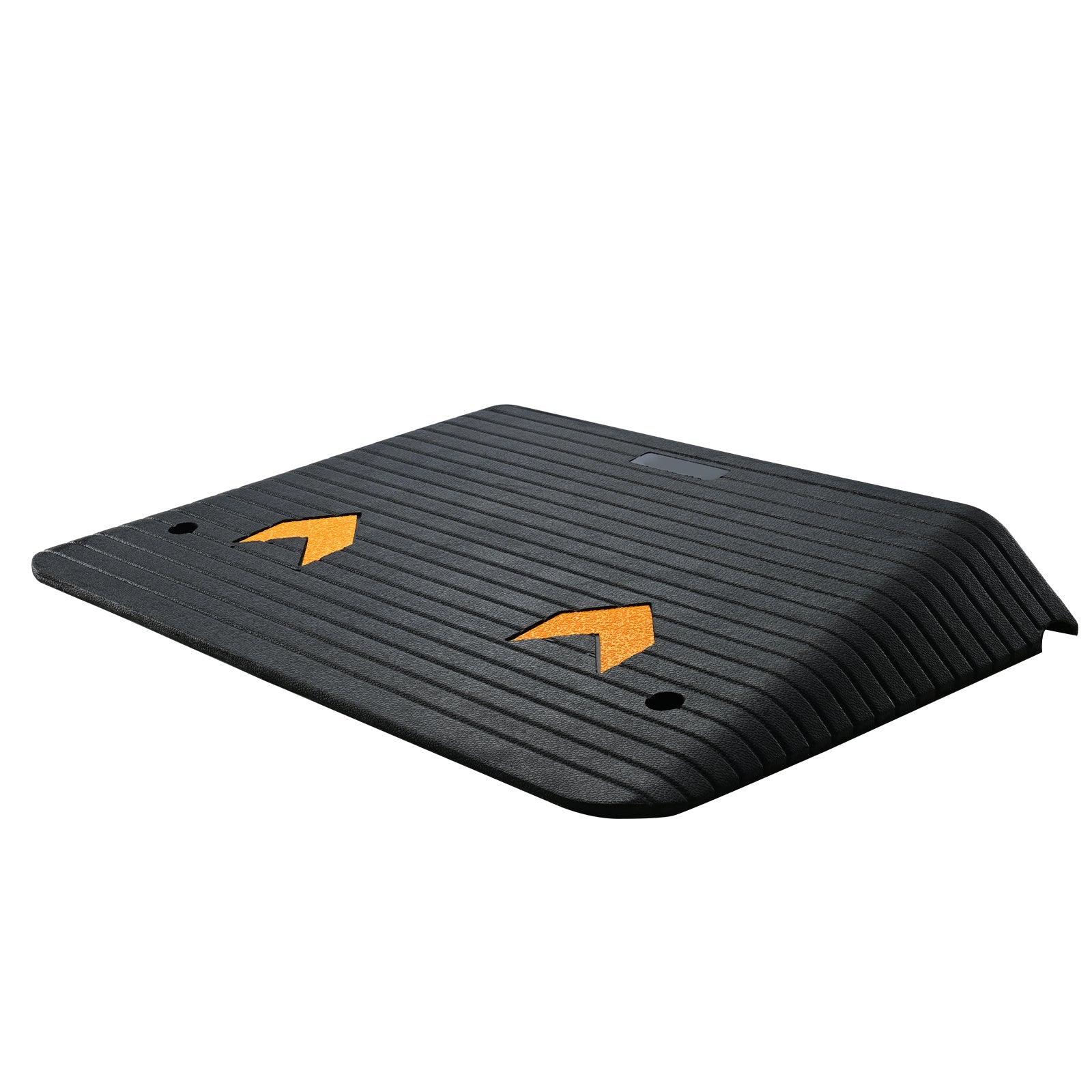 Threshold Ramp Rubber 4 In Non-Slip Beveled Edges Doorway 35.5x24.4 In