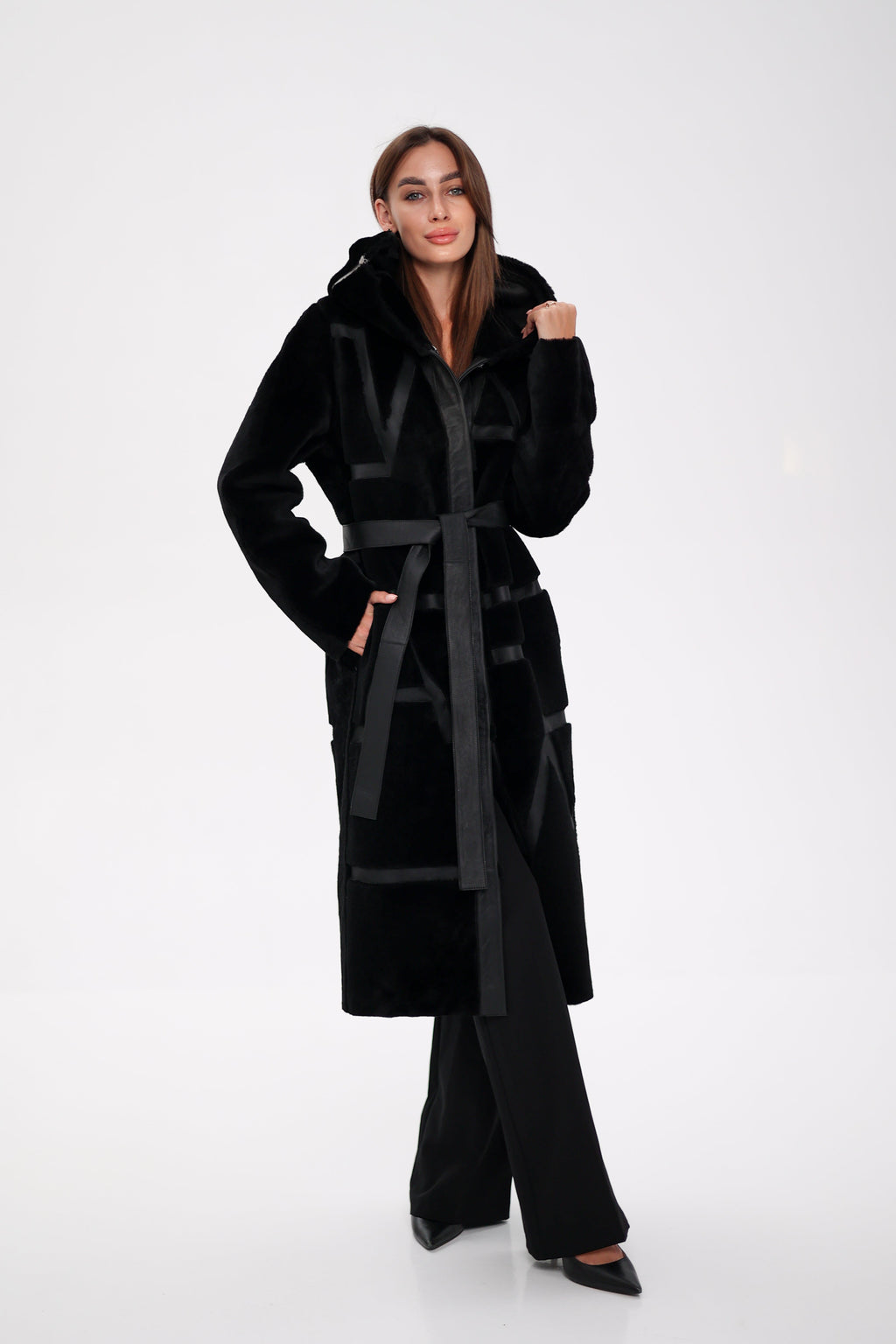 Genuine Shearling Lamb Leather ⇆ Reversible Coat