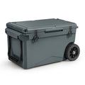 75 Quart Portable Cooler Rotomolded Ice Chest with Handles and Wheels