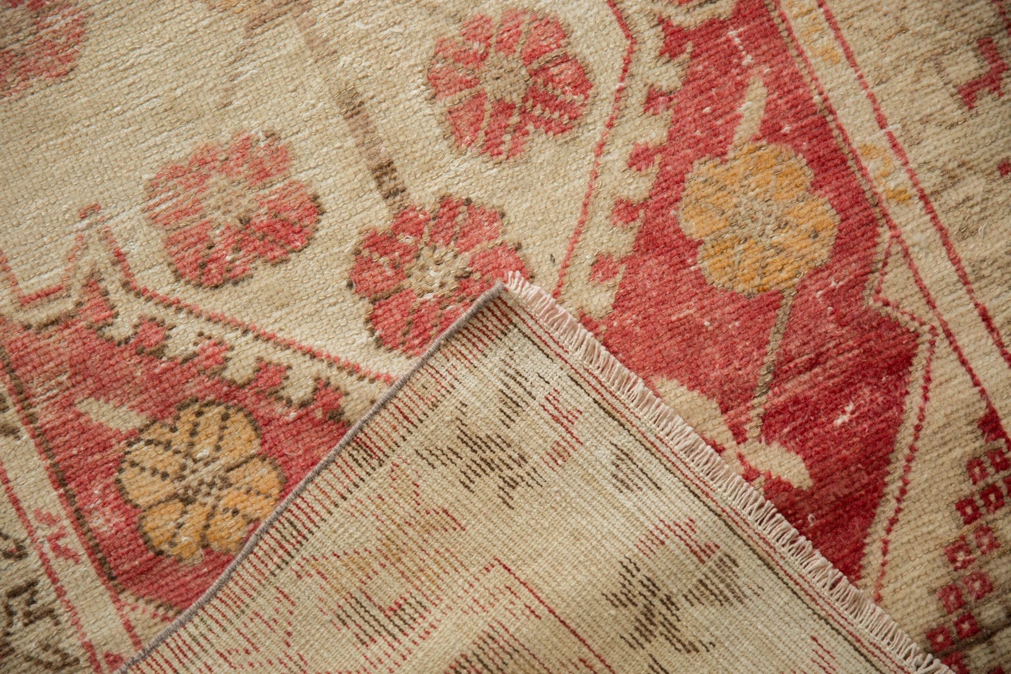 2.5x11 Vintage Distressed Oushak Rug Runner