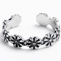 Midi Ring Flower Row Toe Ring