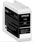 New, Pre-Owned - Epson 770 25ml UltraChrome Photo Black Ink Cartridge, T770120