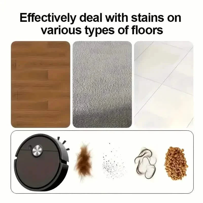 3-in-1 Robot Vacuum Mop Sweeper – USB Rechargeable