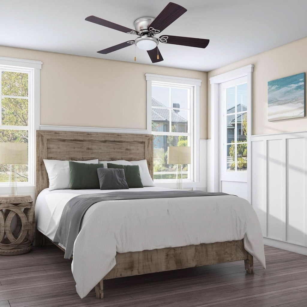52 Inch Energy Efficient Ceiling Fan LED Lighting Remote