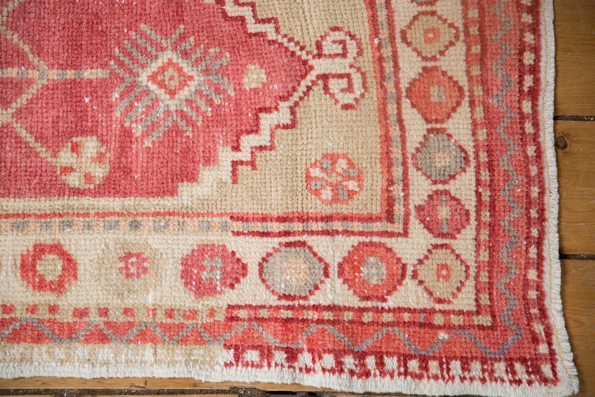 2x4.5 Vintage Distressed Oushak Rug Runner