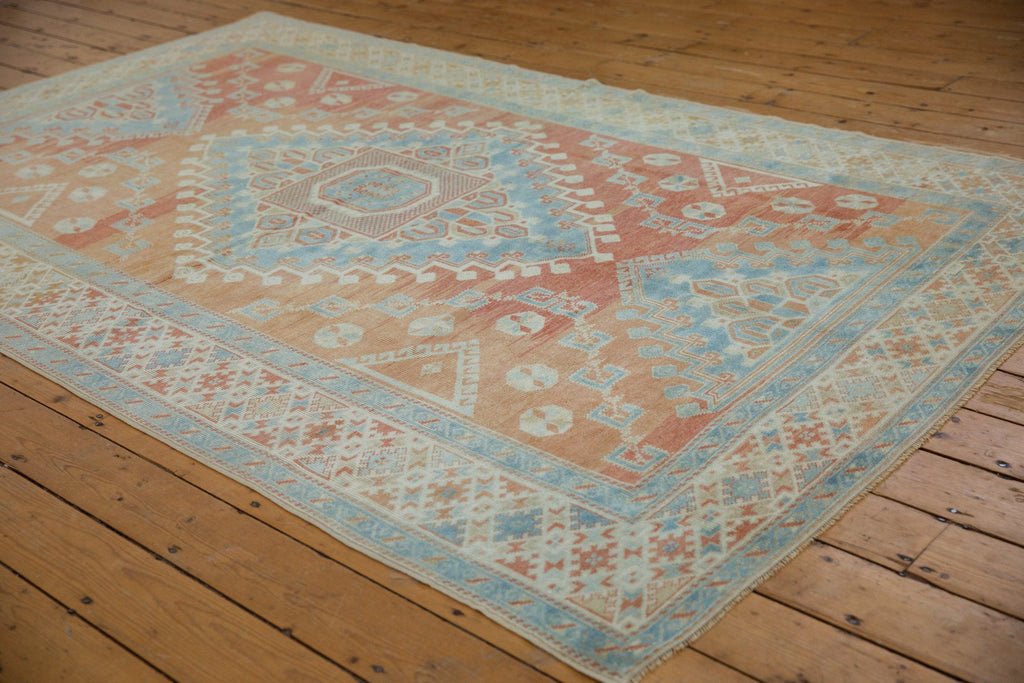 6x10 Vintage Distressed Oushak Carpet