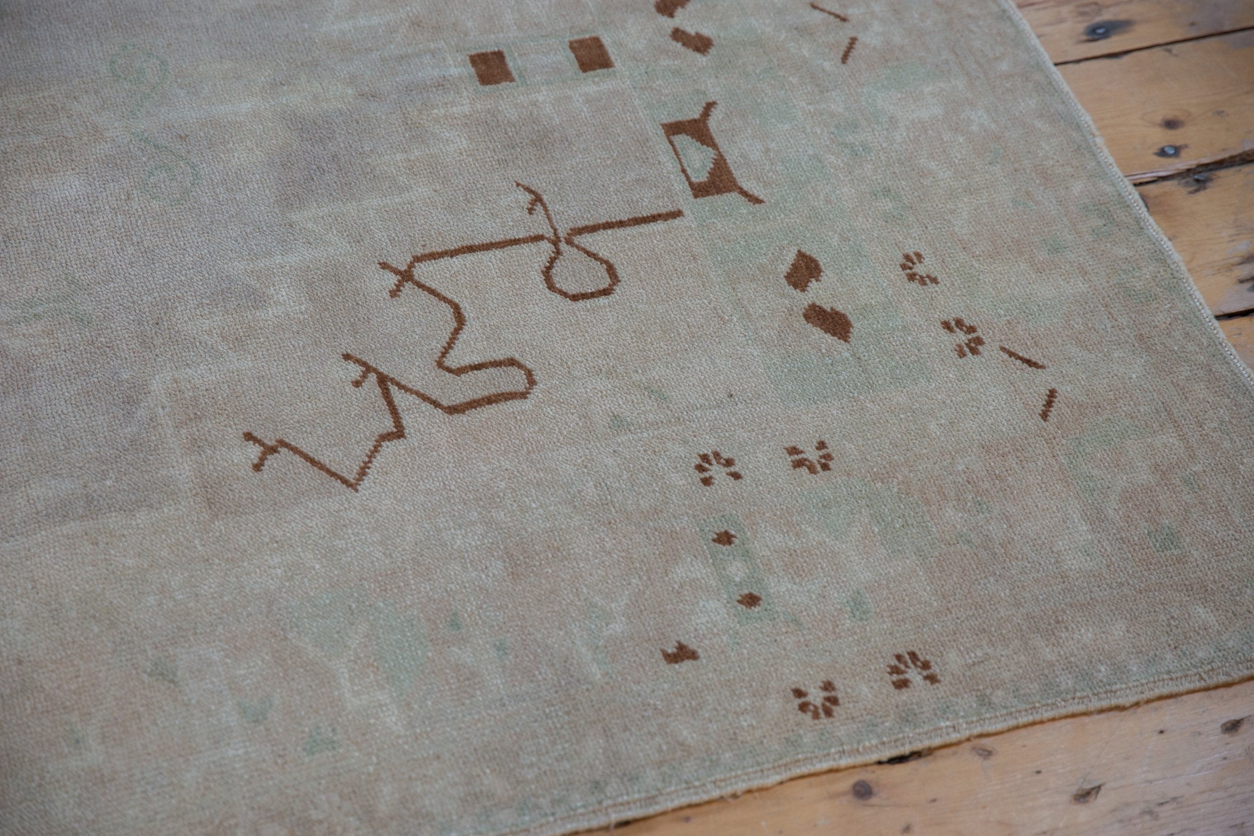4.5x8 Vintage Distressed Oushak Rug