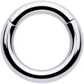 8G 1/2 316L Surgical Steel Precision Hinged Segment Hoop