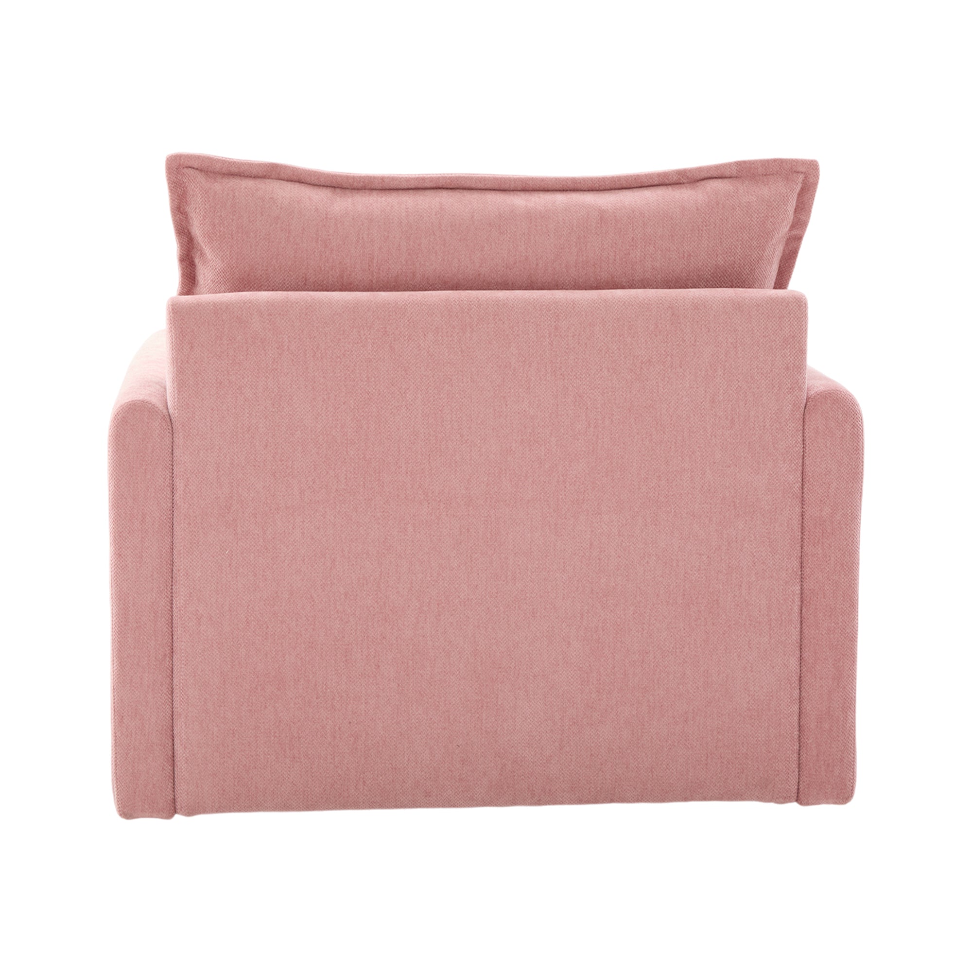 Accent Chair Swivel Barrel Chenille Pink Memory Foam