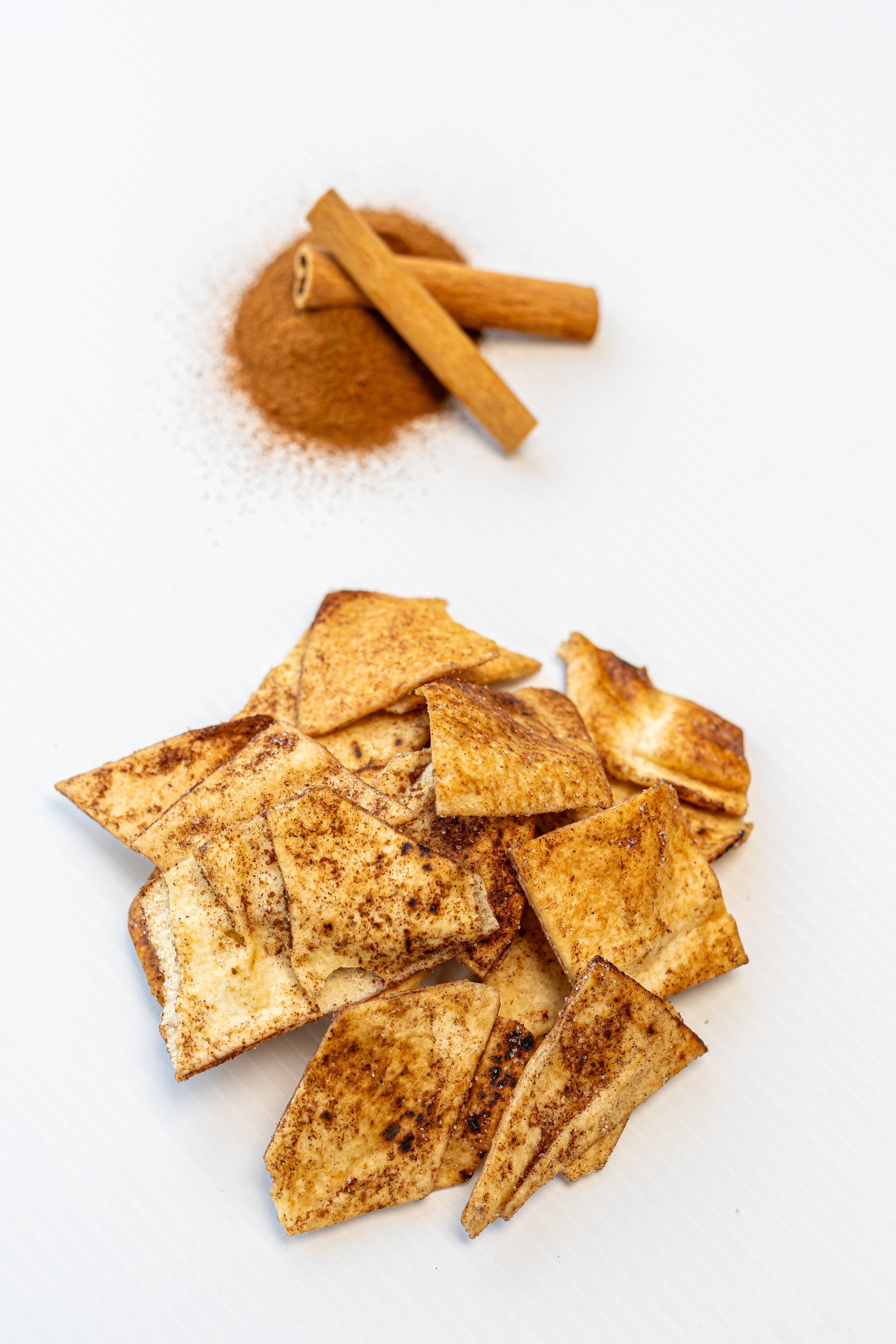 Cinnamon Sugar Twice-Baked Pita Chips ft. Date Sugar & Maple Sugar! 6.5 oz.