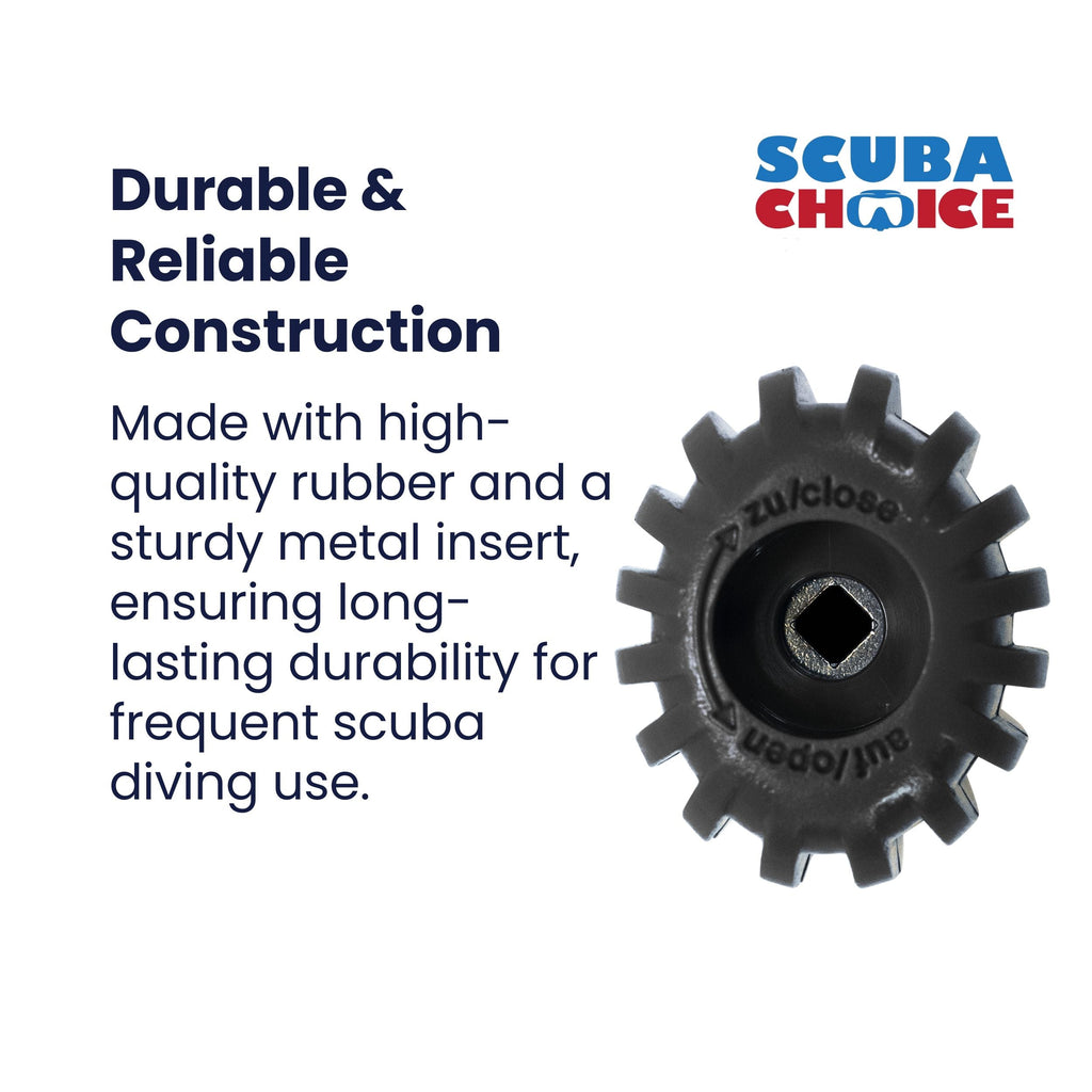 Scuba Choice Scuba Diving Tank Cylinder Valve Knob - Oval shape