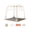 7 x 7 FT Pop Up Sports Tent Clear Bubble Tent All-Weather Waterproof Pod with Sealed Floor