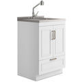 Cardinal - Laundry Cabinet With Faucet And Sink - White - Wood