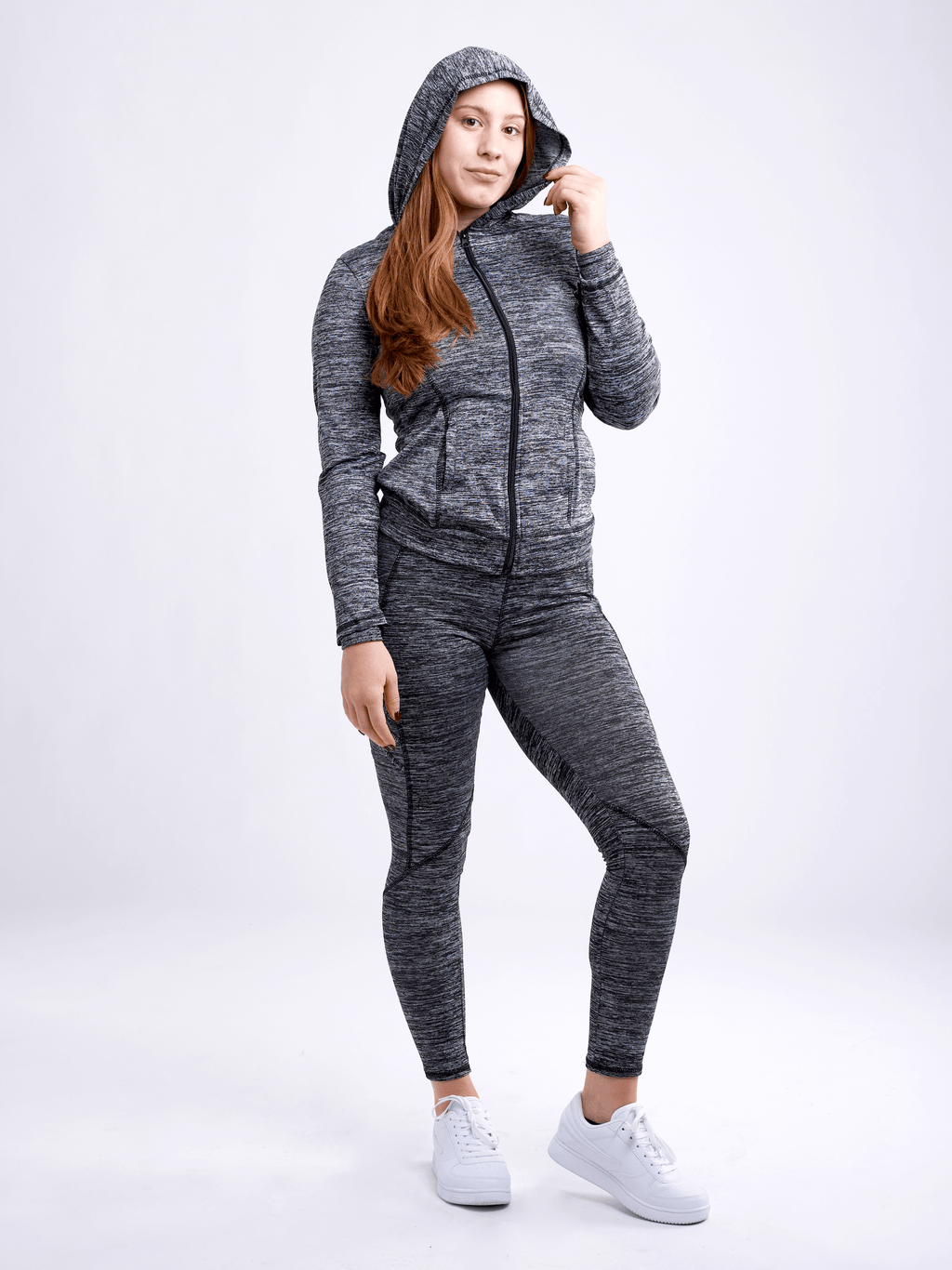 JupiterGear Athletic Fitted Zip-Up Hoodie Jacket with Pockets